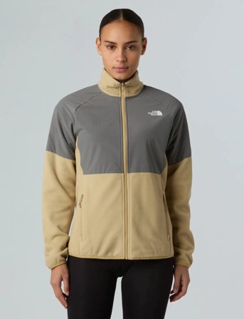 The North Face W Glacier Heavyweight Full Zip Jacket - Beige - L