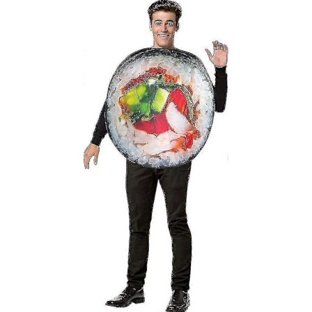Get Real Sushi Roll Voksenkostyme 2025th
