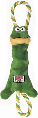Kong Tugger Knots Hundelegetøj Frog S/M 39 cm, Tøj & Bolig, Dyrelegetøj, Hundelegetøj