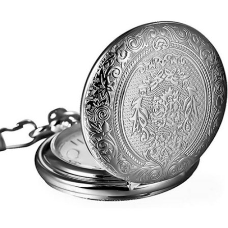 1 st vintage fickur i rostfritt stål med armband