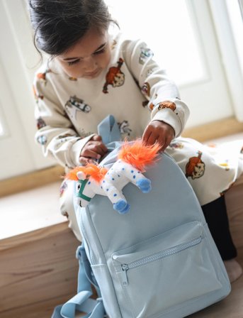 Pippi Langstrømpe Mjuk Lilla Gubben Nyckelring - Multi/patterned - ONE SIZE