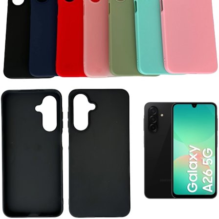 Silikoni TPU kuori Samsung A26/A265G kotelo puhelinkuori näytönsuoja -