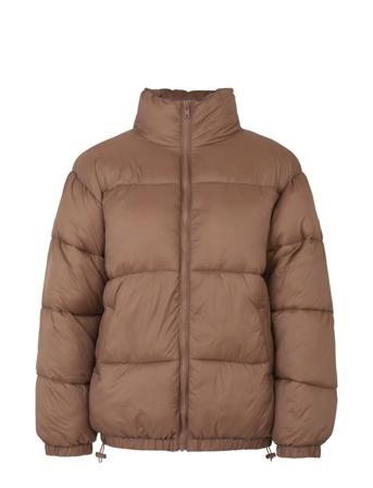 Jacket Ls Vuorillinen Takki Topattu Takki Ruskea Barbara Kristoffersen By Rosemunde
