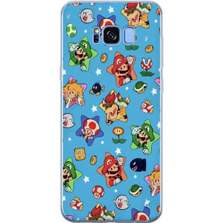 Kompatibelt Mobilskal till Samsung Samsung Galaxy S8 Nintendo Mario Mönster Switch Spel