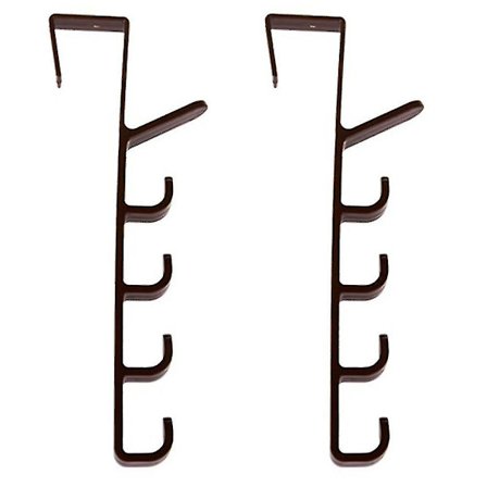 Hjemmekøkken Tilbehør Over Dør Hængende Hylde Bærbar Multifunktionel Plastik Dør Bag Hængende Stativ