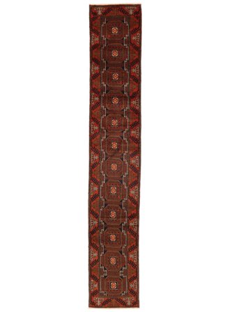 Medallion Piccolo Beluch Fine Tappeto 60X369 Lana