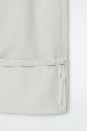 COS Femme Jean Droit À Revers Facade in Gris