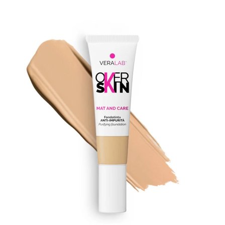 Overskin MAT AND CARE 08 MOCHA 30ml - Fondotinta liquido