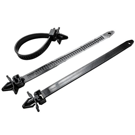 Kabelbånd for bilchassis ledningsnett festeklips trykknapp nylon glidelåsbånd