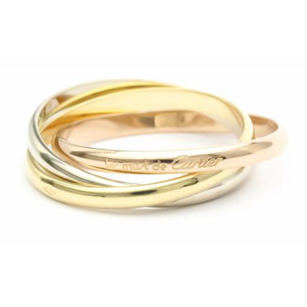 Cartier Vintage Rings Gul, Dame Vintage Smykker, Størrelse: ONE Size