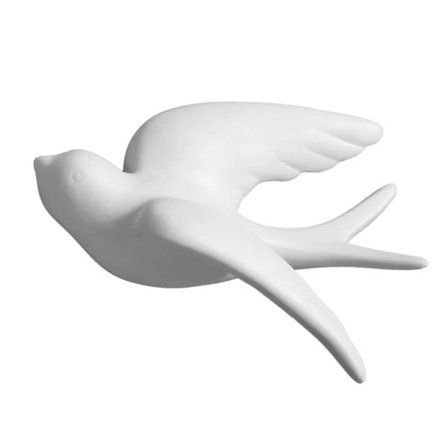 Fugle vægmalerier realistiske dekorative keramiske vægdekorationer