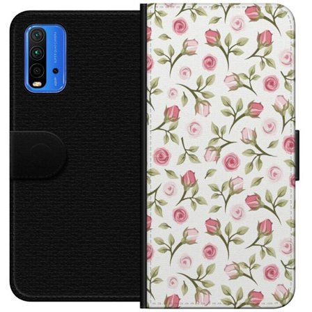 Plånboksfodral till Xiaomi Redmi Note 9 4G med Blommigt