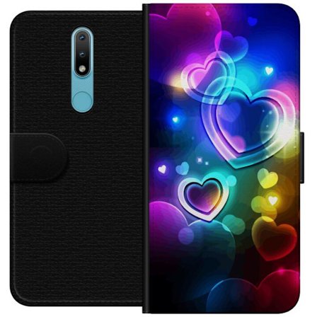 Kompatibelt Lommeboketui til Nokia Nokia 2.4 NeonKjærlighet