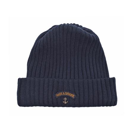 Paul & Shark, Beanies Blauw, Heren, Maat:ONE Size