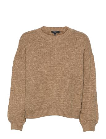 Slrosalie Pullover Ls Pullover Striktrøje Beige Soaked In Luxury