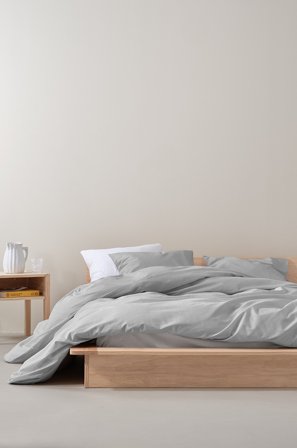 Jotex - Sengesett Dobbeltseng Lysegrå - BILL - Kjøp Dobbeltseng hos Jotex