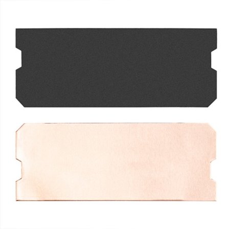 Kopparkylskiva M2 kylfläns NVME kylfläns för M2 2280 grafen thermal ledningsförmåga kylkylplatta