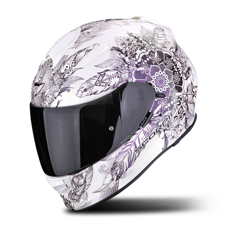 Casco Integral Scorpion EXO-491 Dream Blanco/camaleón L