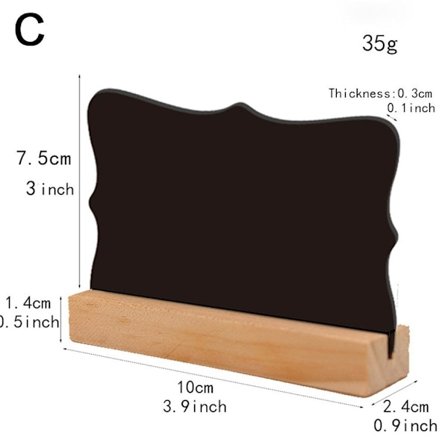 Mini Blackboard meddelandeskylt C C