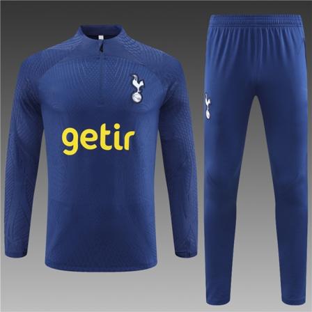 23-24 ny säsong Tottenham vuxen / barn lång tröjdräkt blue 12#