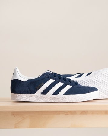 Adidas Originals GAZELLE J Bleu Chaussures Garçon - Kids Brand Store