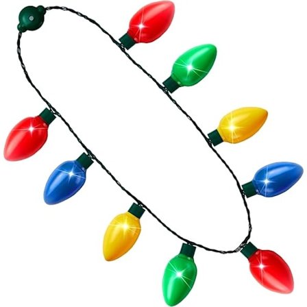 Joulu LED-valoketjukaulakoru Joululomatarvikkeet Juhlapalvelukset 9 LED-valoa