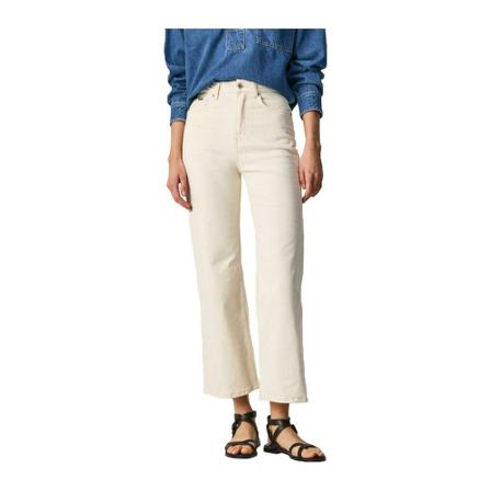 Pepe Jeans, Lexa sky high pants Wit, Dames, Maat:W26 L28