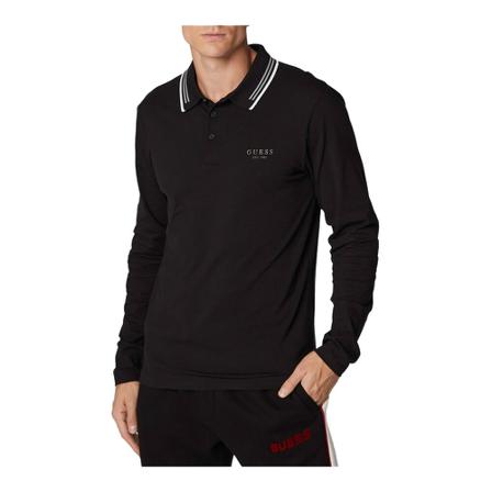 Guess, Polo Shirts Zwart, Heren, Maat:L