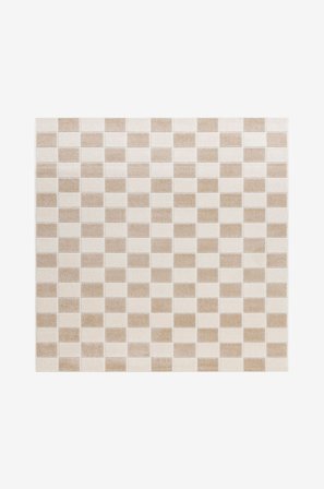 KM Home - Fladvævet tæppe Hawaii - Natur - Fladvævede tæpper - 280X280 - Fra Homeroom