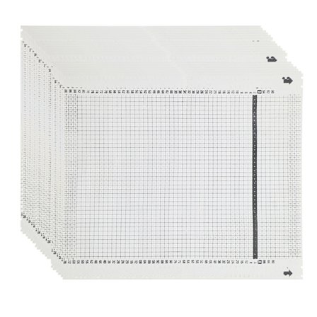 50 stk. strikkemaskine blanke kort forhåndshullet professionelle reservedele sytilbehør