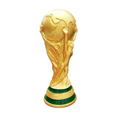 2022 Qatar World-Cup Fotboll Trophy Modell Fotbollsmatch Souvenir Heminredning