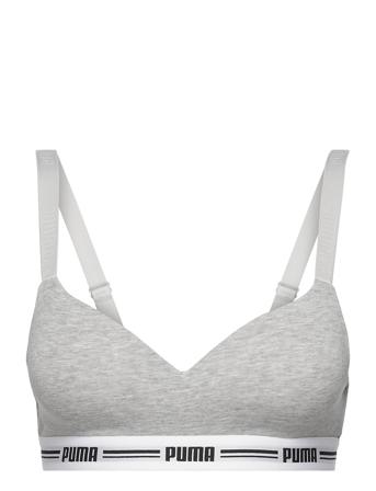 Puma Women Padded Top 1P Hang Lingerie Bras & Tops Soft Bras Non Wired Bras Grå PUMA