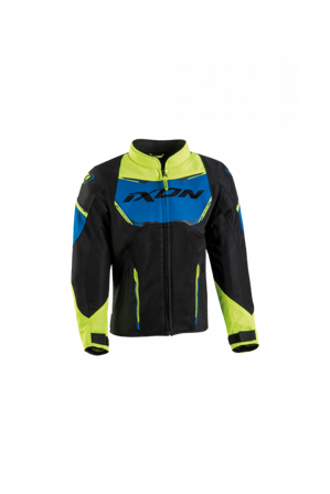 Kurtka Motocyklowa Ixon Striker Air Dziecięca Czarny/Niebieski/Żółty 6 lat