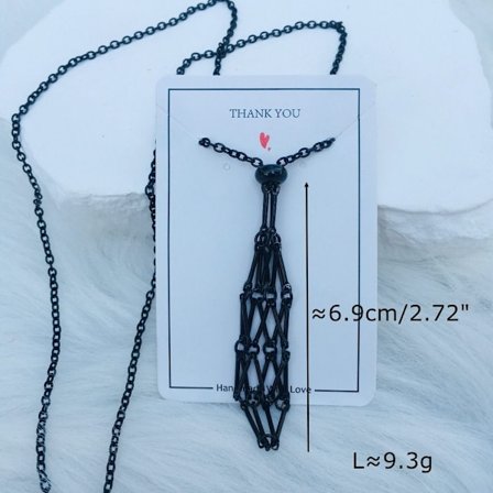 Crystal Holder Cage Kaulakoru Crystal Net Metal Kaulakoru L