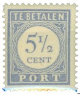 Holland 1912-1920 - Portomærker NVPH P52 - Postfrisk
