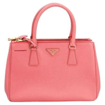 Prada Vintage Pre-ownedLæderhndtasker Pink, Dame Vintage Tasker, Størrelse: ONE Size