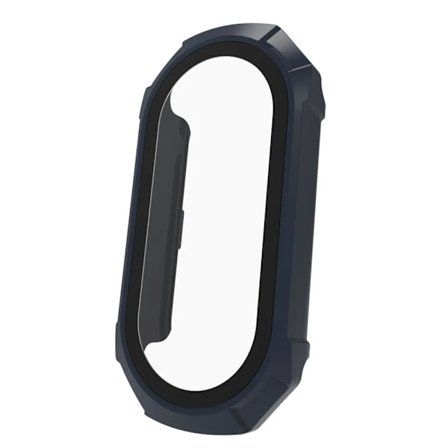Stöttåligt Skal Glas för Xiaomi Smart Band 10 9 8 7 4/5/6 Hårt PC Stötfångarskal Skärmskydd Klockskydd för miband 10 Skal