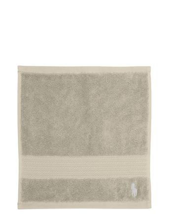 Player Wash Towel Home Textiles Bathroom Textiles Towels & Bath Towels Face Towels Grå Ralph Lauren Home