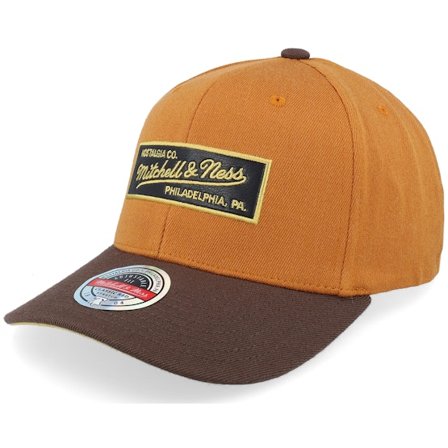 Mitchell & Ness - Orange adjustable Keps - Hatstore Exclusive x Burnt Orange/Brown Adjustable @ Hatstore