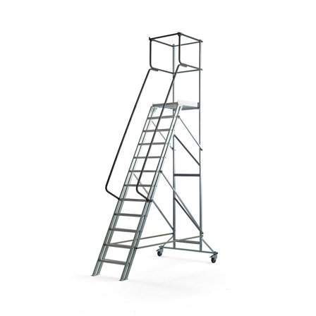 Arbeitsplattform ALOFT mit 12 Stufen, H 2400 mm