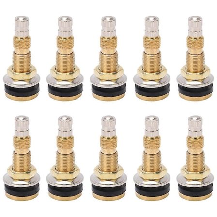 10 stk. TR618A Traktor Luft-Væske Ventilstammer, Slangeløs Klemme i Dækventil Stamme til Industrielt Landbrug