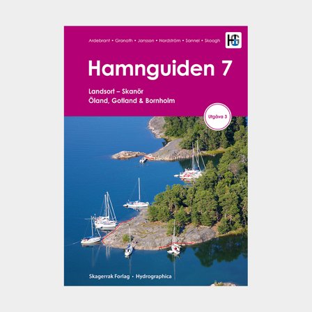 Guida portuale Skagerrak Förlag Hamnguiden 7, Landsort - Skanör, Öland, Gotland & Bornholm, edizione 3, testo svedese
