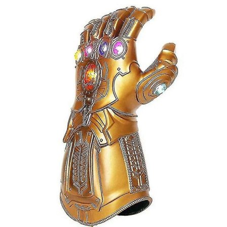 Thanos-hanskat lapsille Infinity Gauntlet LED-valolla Avengers 4 Cosplay Lelu [HK]