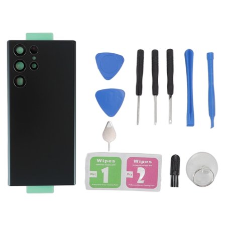 Bakdeksel i glass til Samsung Galaxy S22 Ultra 5G S908U S908F Grønn