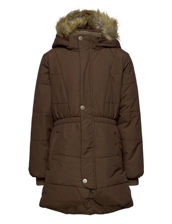 Witta Faux Fur Jacket, K Brown Mini A Ture