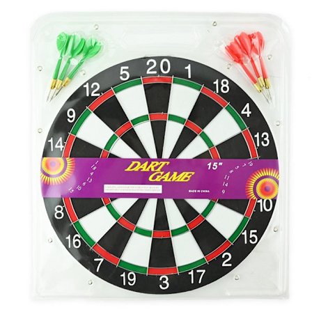 Dart board complet set with 6 darts