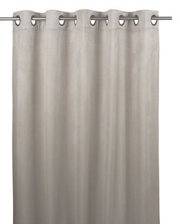 Rengasverhot Esther yksivärinen sametti 2 kpl Sand