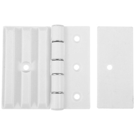 Sauna Rom Dørhengsel Damp Rom Dørhengsel Del Erstatning Dørhengsel Del Plasthengsel 8.50X8.00X1.40CM Hvit