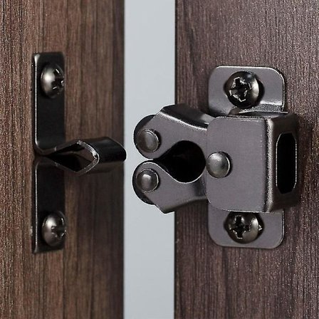 4 st Skåpspärr Dubbel Rullspärr Beslag