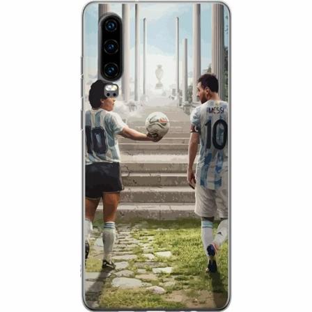 Huawei P30 Genomskinligt Skal Messi